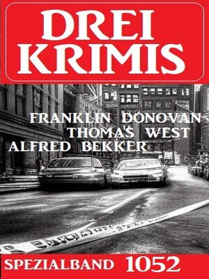 cover image of Drei Krimis Spezialband 1052